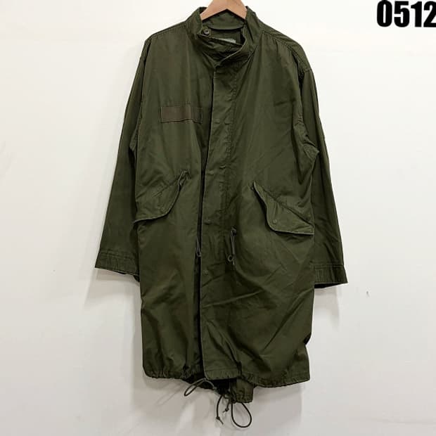 미군 오리지널 M-65 피쉬테일 롱 파카 자켓 L 0512