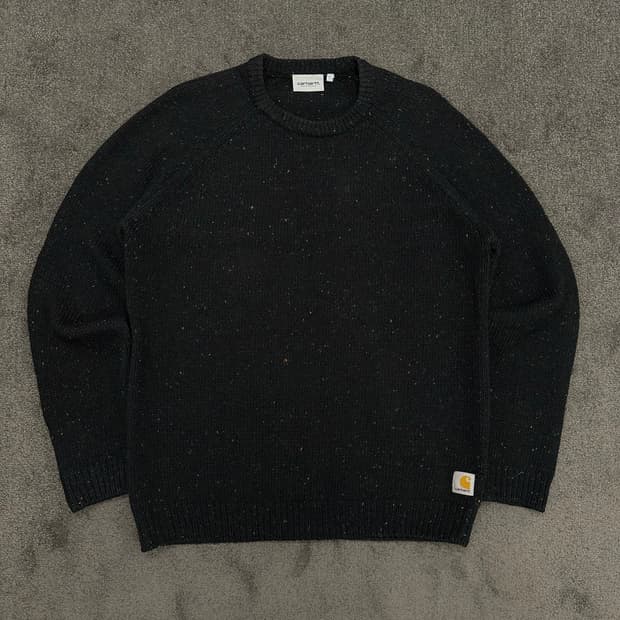 칼하트 앵글리스틱 스웨터 블랙 L