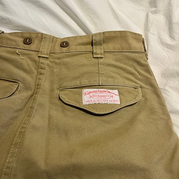 Filson Garments 브러쉬 팬츠 