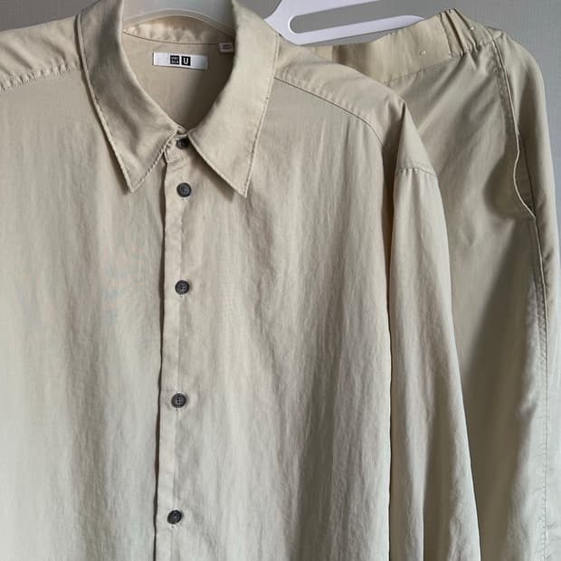 Uniqlo u 드레이프 셋업