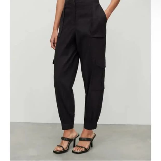 올세인츠 allsaints 프리다 리넨 린넨 트라우저 조거팬츠 바지