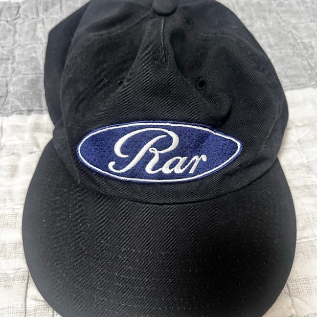 RAR 랄 블랙 볼캡 모자