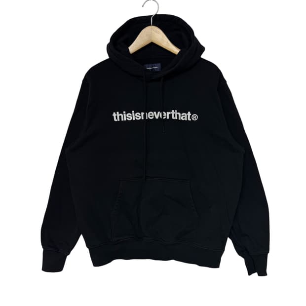 디스이즈네버댓 자수로고 후드티