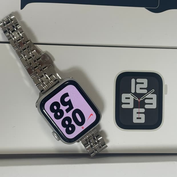 애플워치 se2 실버 40mm