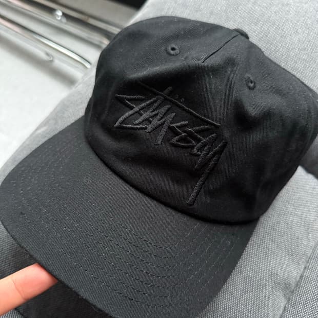 스투시 블랙 모자