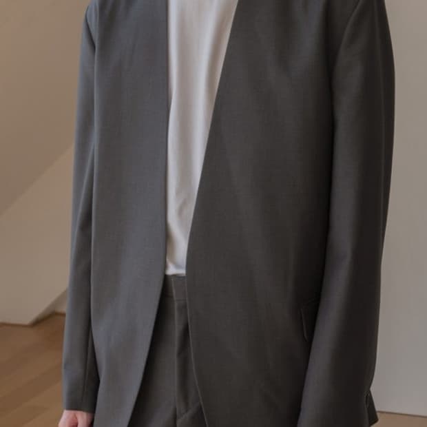 하이파이펑크 카라리스 블레이저 차콜