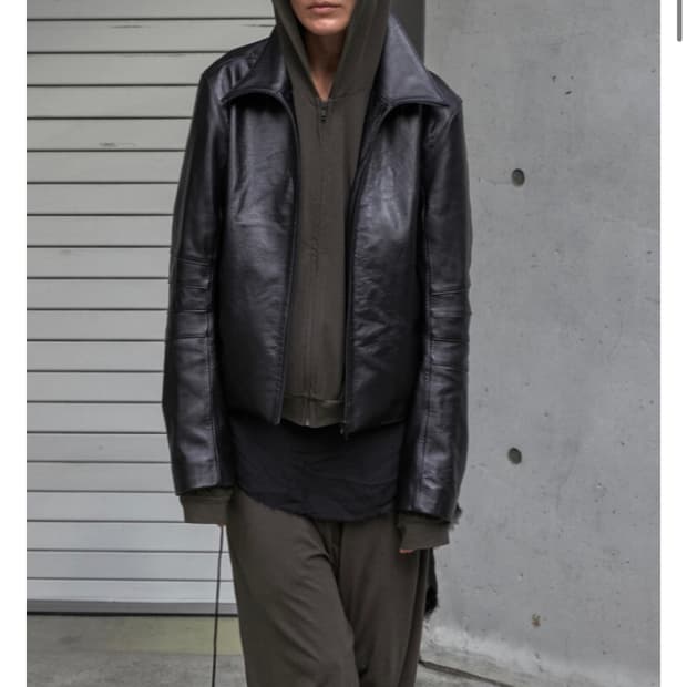 머듈 014 레더자켓 블랙 2사이즈