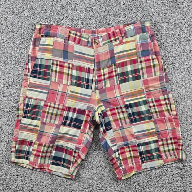 LL.BEAN 체크 반바지 마드라스 쇼츠 ( 32" ) / 11772
