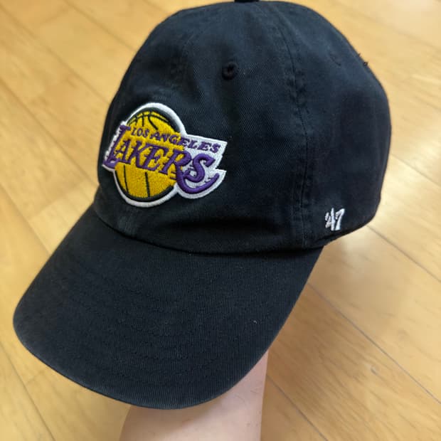 [47브랜드] LA 레이커스 클린업 볼캡 블랙 (NBA)