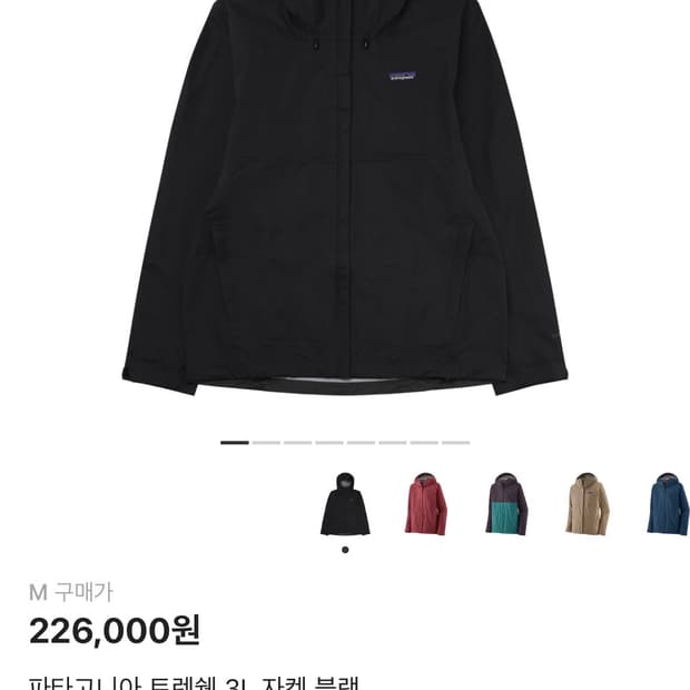 파타고니아 토렌쉘 3L 자켓 