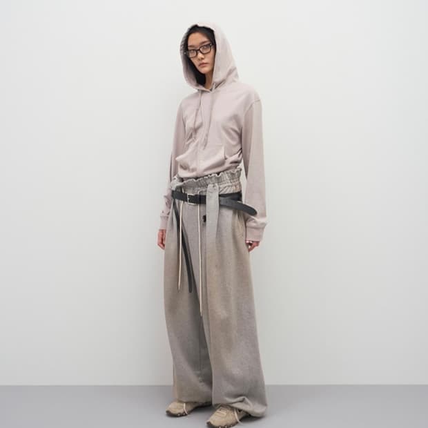 LCDC 스프레이 워시드 플리츠 슬랙스