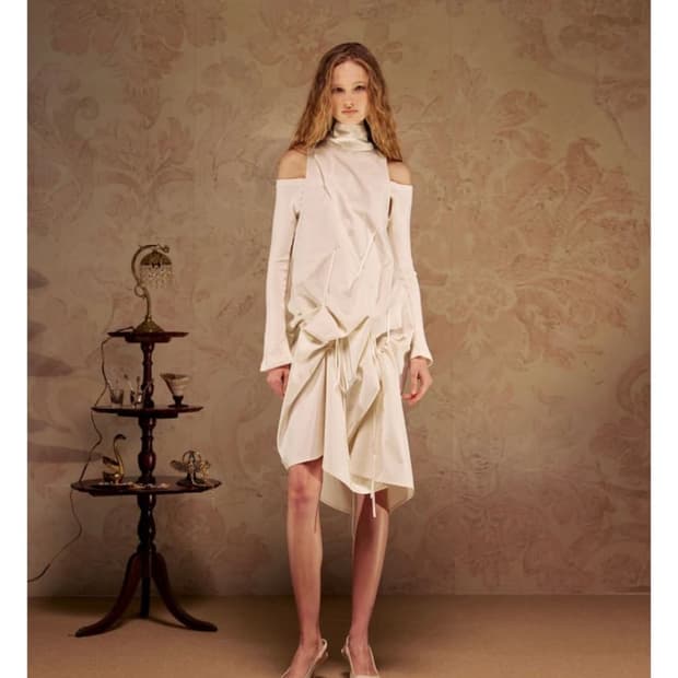 나체 멀티웨어 홀터 드레스 크림