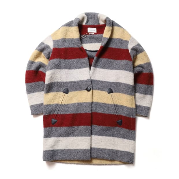 이자벨 마랑 Isabel Marant Stripe Wool Coat