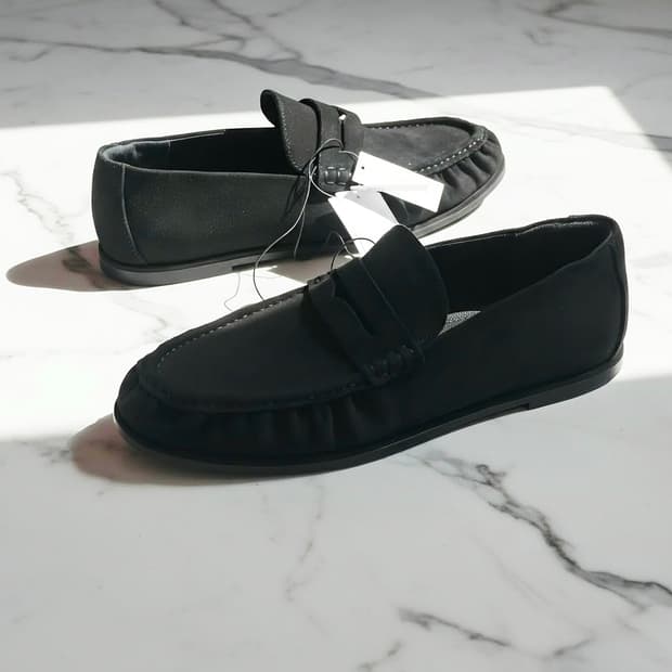 H&m 흐앤므 더로우 맛 페니로퍼 구두 블랙 hm 에이치앤앰