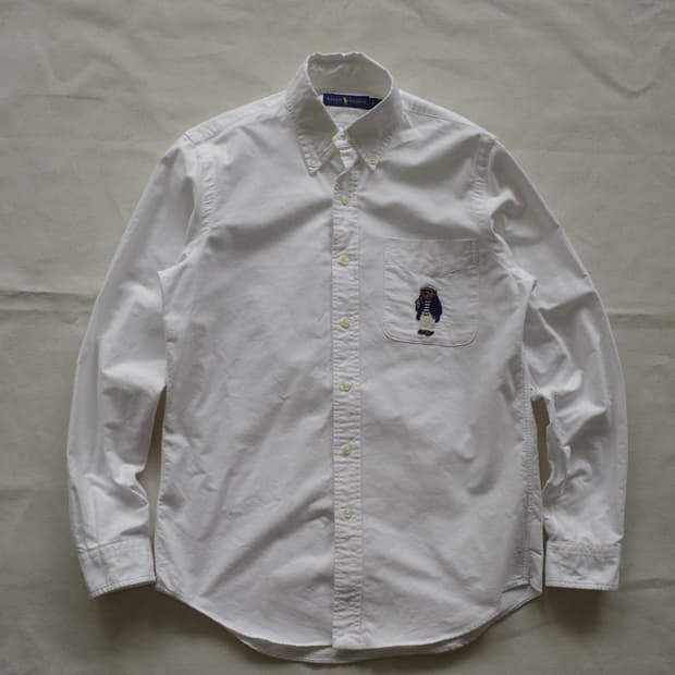 폴로 베어 화이트 셔츠