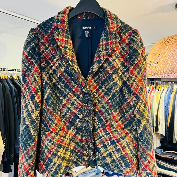 DKNY 울 트위드 자켓(한국제)