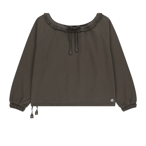 코이세이오 드로우 스트링 롱슬리브 long sleeve 차콜 1size