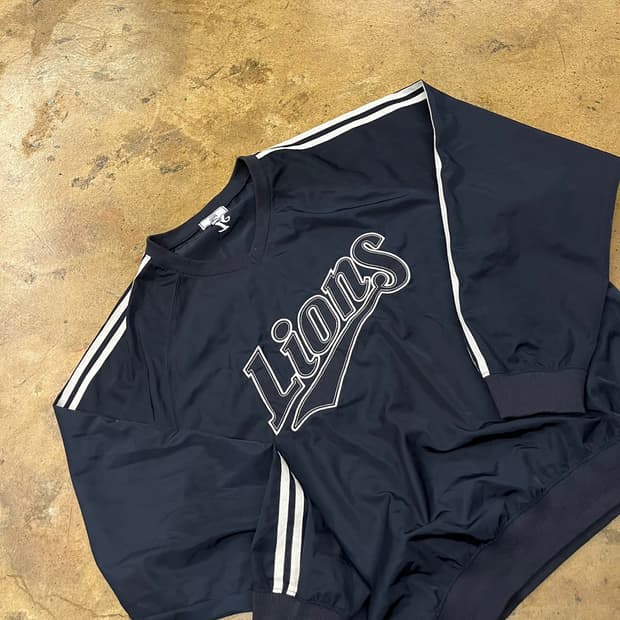 [2XL] 삼성 라이온즈 우븐 스웨트셔츠 블루 b10