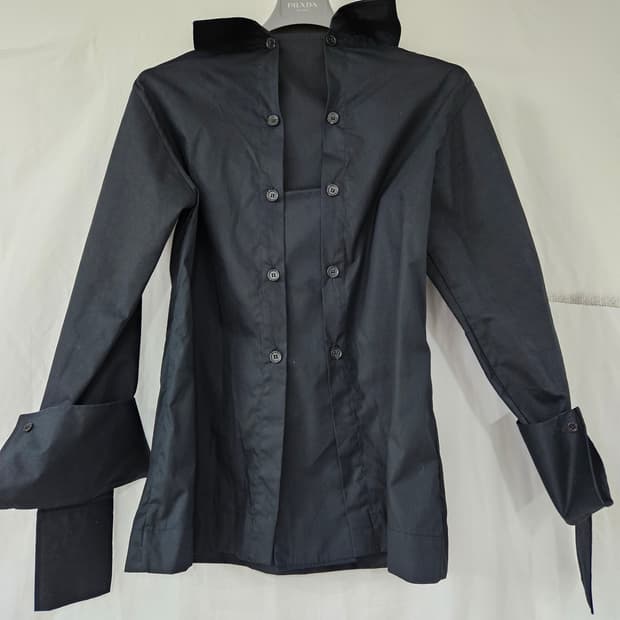 델라다 블랙 여성 셔츠 블라우스 75