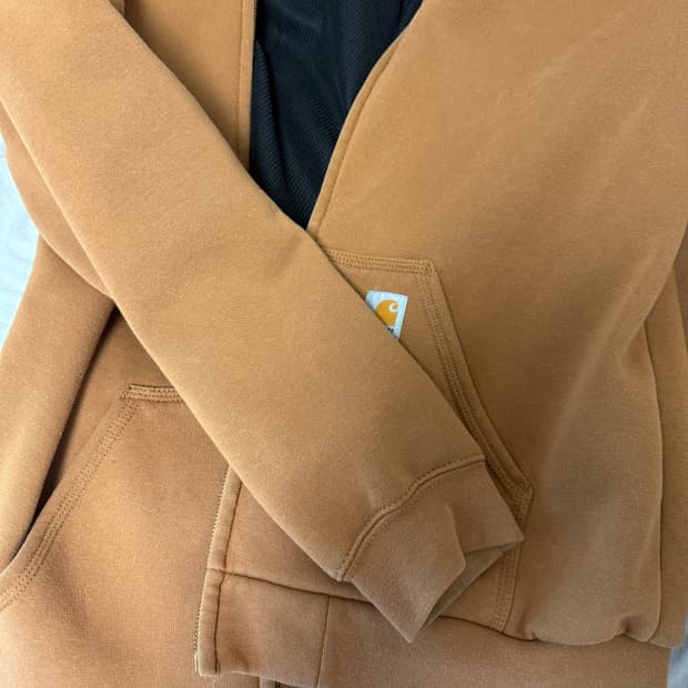 칼하트 후드집업 M 캬라멜