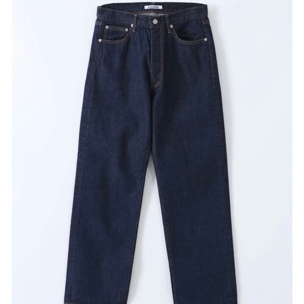 우드비 5P 레귤러 스트레이트 데님 인디고