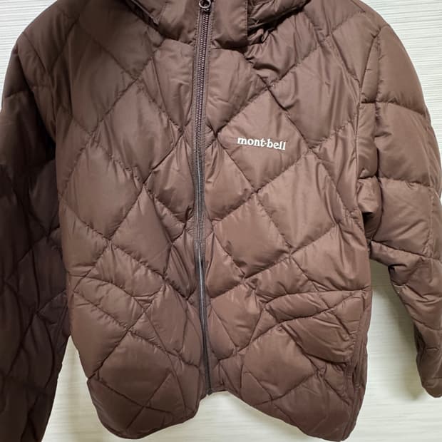 몽벨 리버서블 경량 보온 다운 파카 패딩 자켓