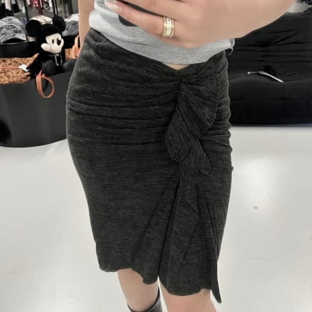 빈티지 이자벨마랑 에뚜왈 드레이프 러플 스커트