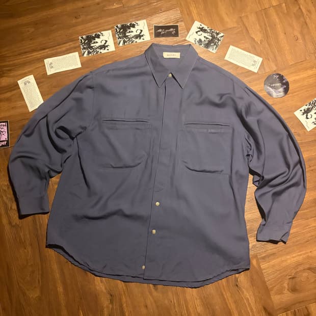 SOZI made in japan wool work shirt