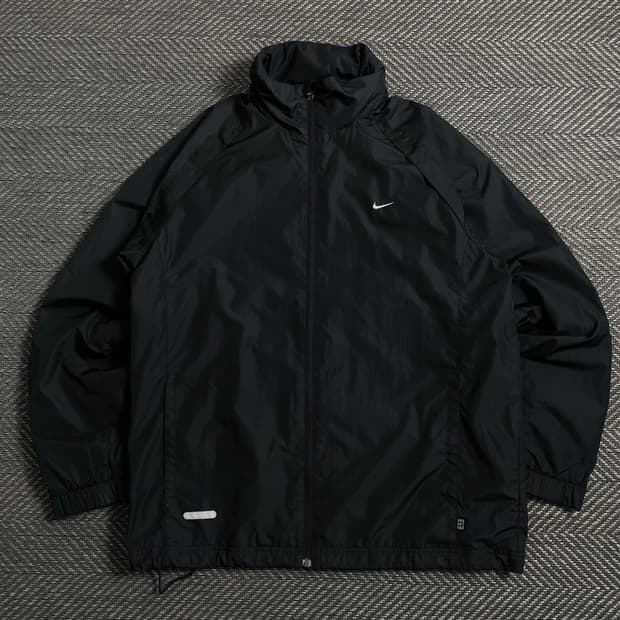 나이키 클리마핏 올드스쿨 블랙 바람막이 자켓o 4654