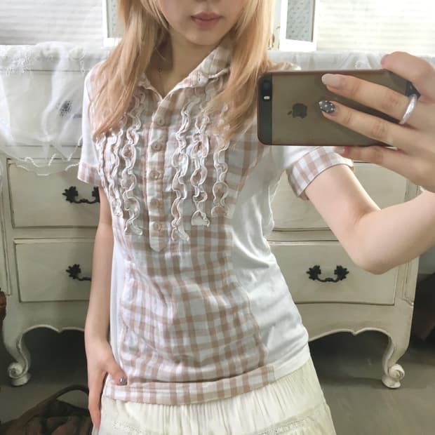 빈티지 핀터레스트 라떼 프릴탑