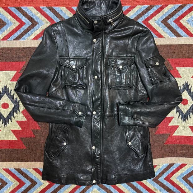 italy leather 이태리 양가죽 멀티포켓 라이딩 자켓 가죽자켓