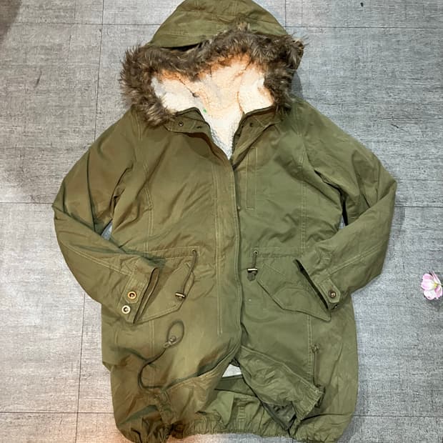 일본빈티지 boomya 올드스쿨아메카지 울프죠 사파리양털자켓