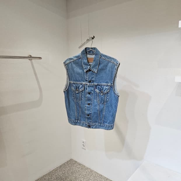 리바이스 데님 조끼