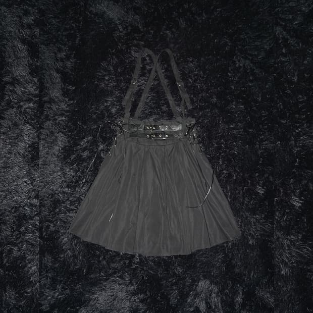 gothic punk corset skirt 
