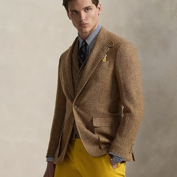 폴로 랄프로렌 rl67 헤링본 자켓 40사이즈(qr o)