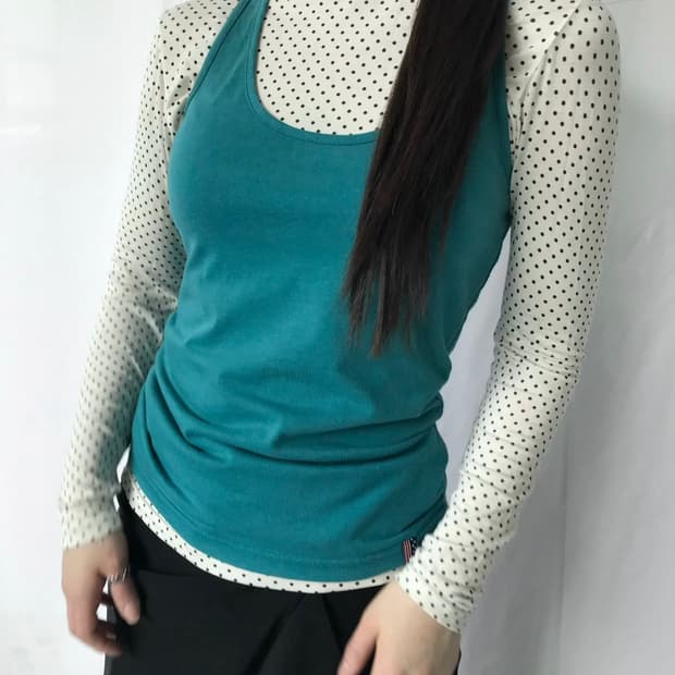 Tommy Girl 민트 탱크 탑