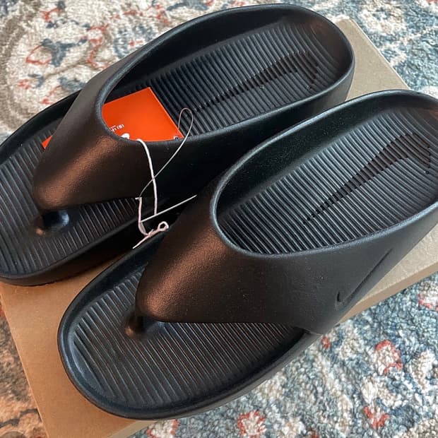나이키 캄 플립 플랍 블랙 (새제품,280)