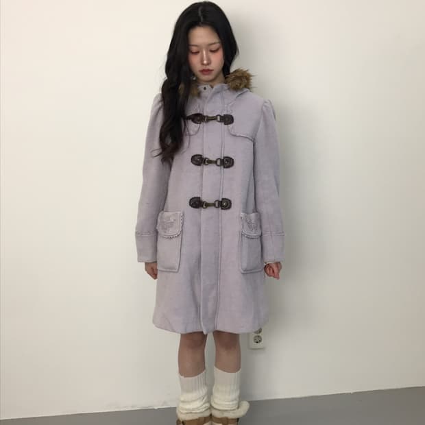 'axes femme' Lavender Rococo Toggle Coat