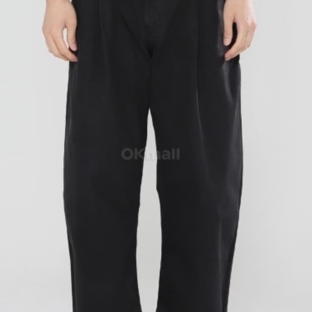 [Studio Nicholson]푸크 워시드 데님_워시드 블랙 (S)