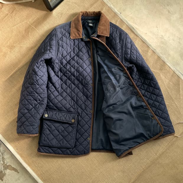 폴로 랄프로렌 네이비 퀼팅 자켓 18-20(90-95)