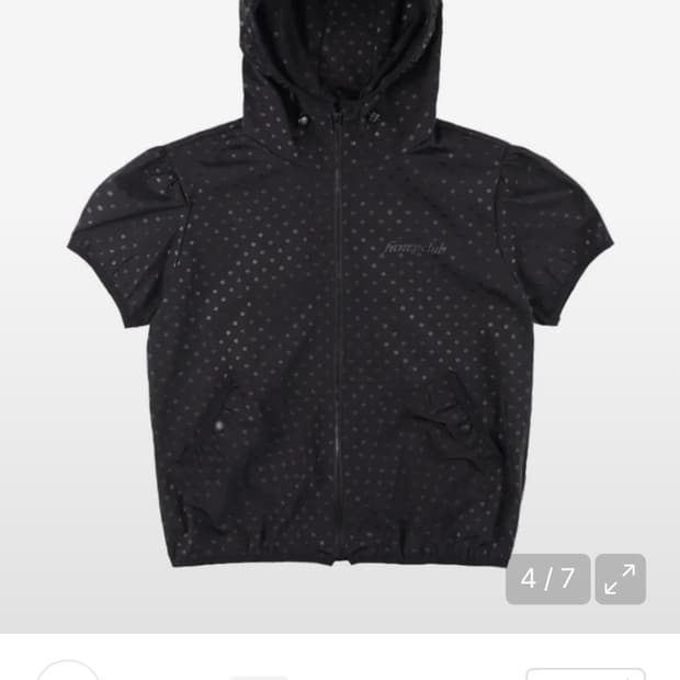 팬시클럽 하프 도트 윈드브레이커