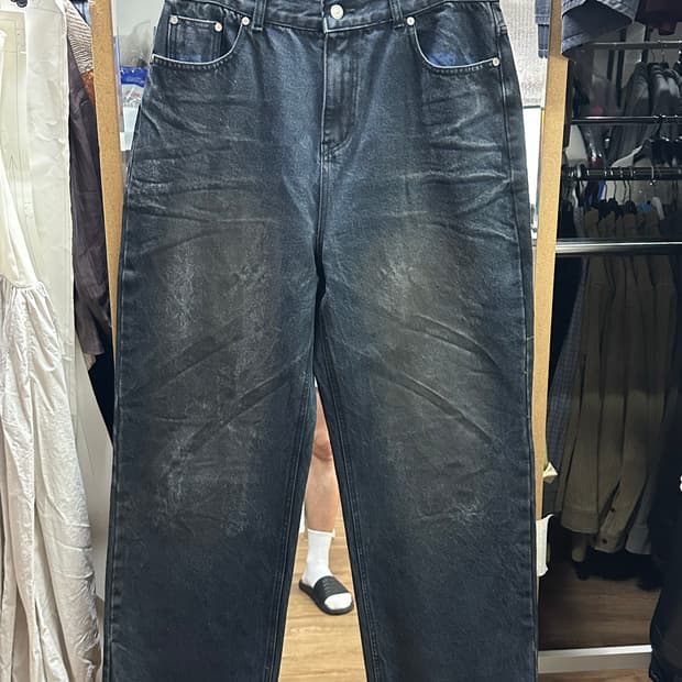 도매스틱 누아클레 와이드 데님 팬츠 M