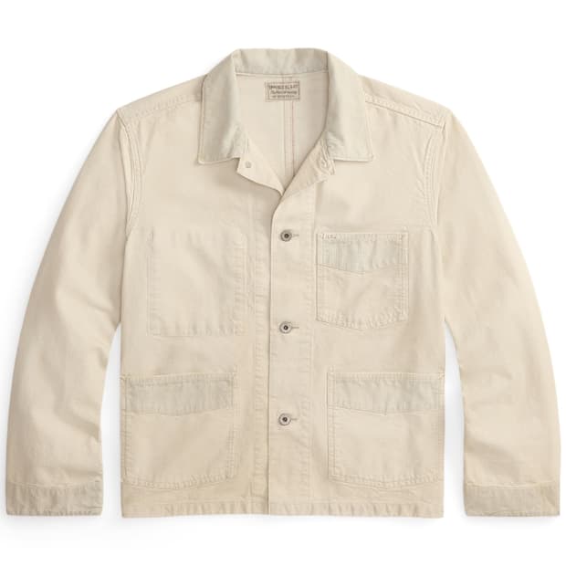 RRL 코듀로이 트림 셀비지 캔버스 재킷