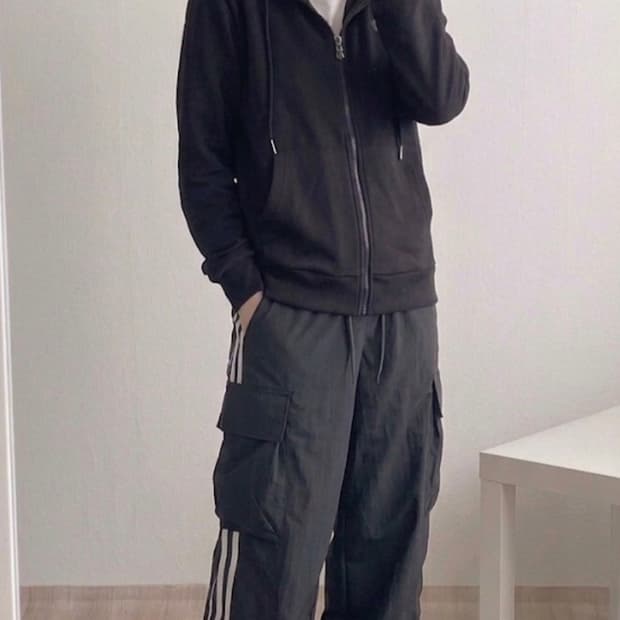 [S급] 실물존예🌸 삼선 트레이닝 카고 조거 팬츠 F