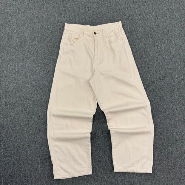 S)랭글러 빈티지 WL0708 크림 코튼 팬츠
