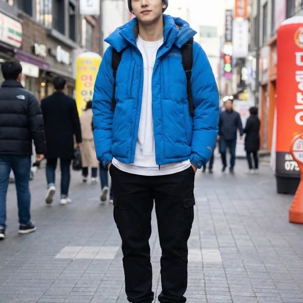 디스커버리 800필 윈드스토퍼 구스다운 패딩_100