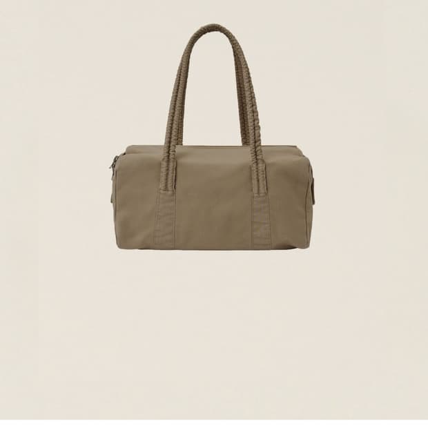 EE GARMENT DYED DUFFLE BAG (SMALL) BEIGE