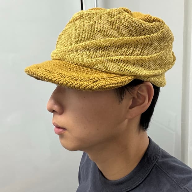 Ca4la 니트 드레이프 캡