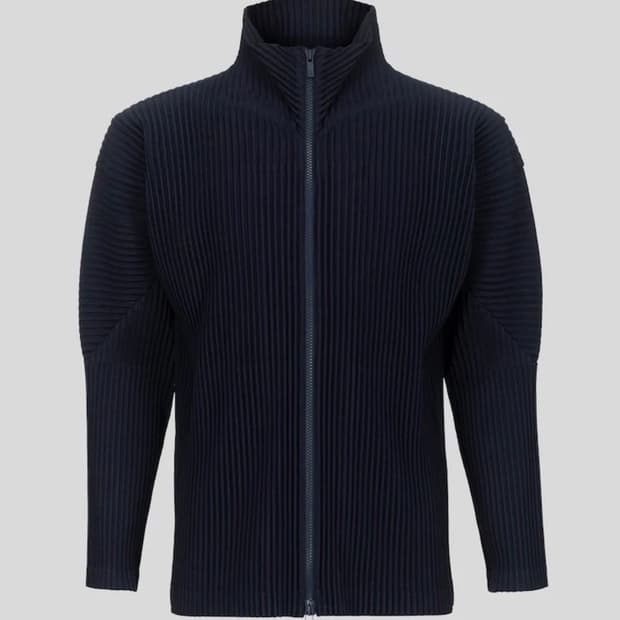 옴므플리세 집업 네이비 2size