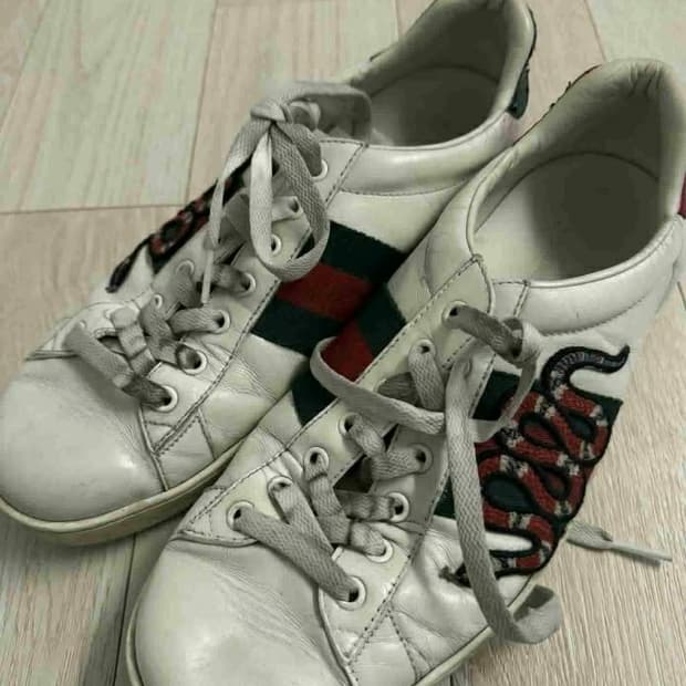 구찌 스네이크 스니커즈 신발